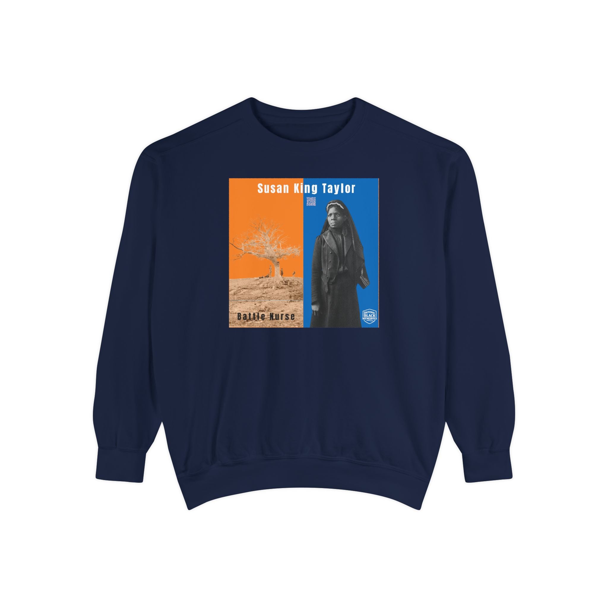 Susie King Taylor: Unisex Garment-Dyed Sweatshirt (City Champs)