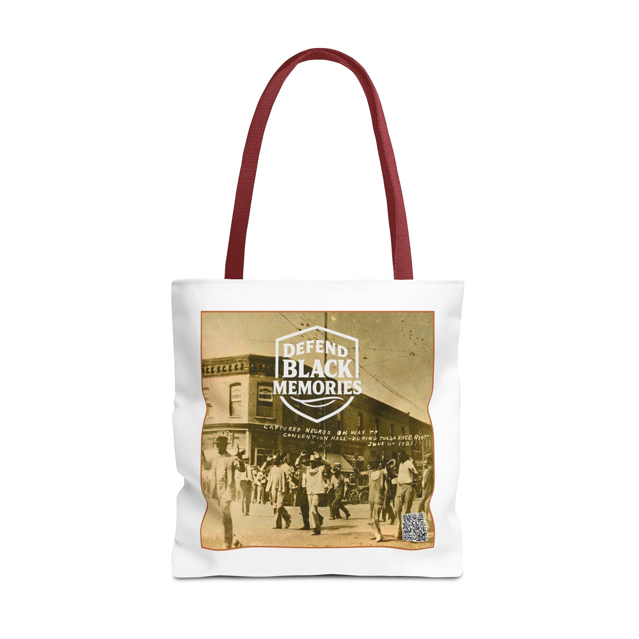 Tulsa Massacre Tote Bag (White)