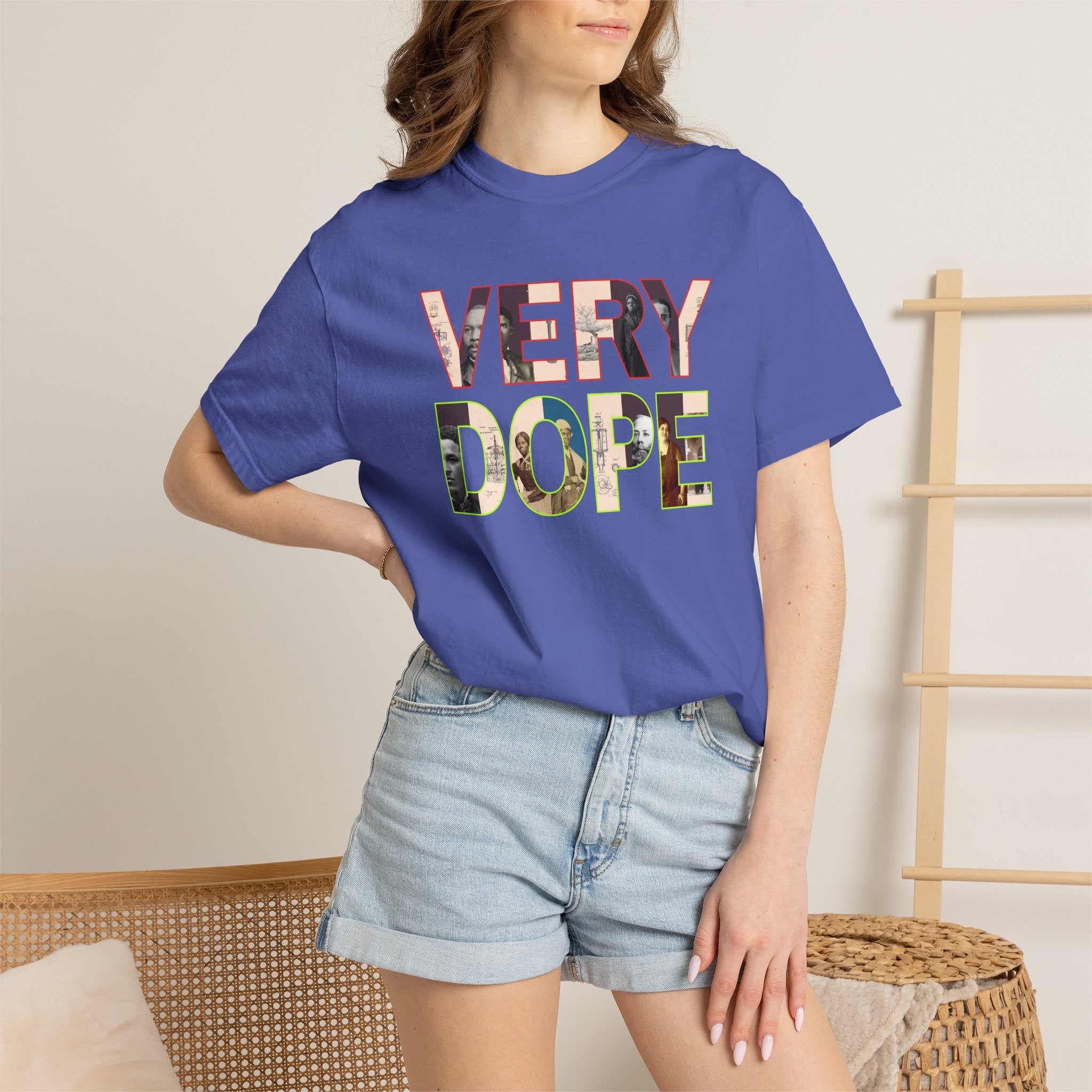 Very Dope 'Defend Black Memories' Icons Tee — Oversized Boxy T-Shirt