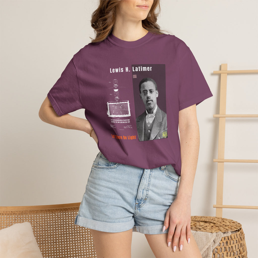 Lewis H. Latimer, Unisex, Historical Portrait T-shirt (City Champs)