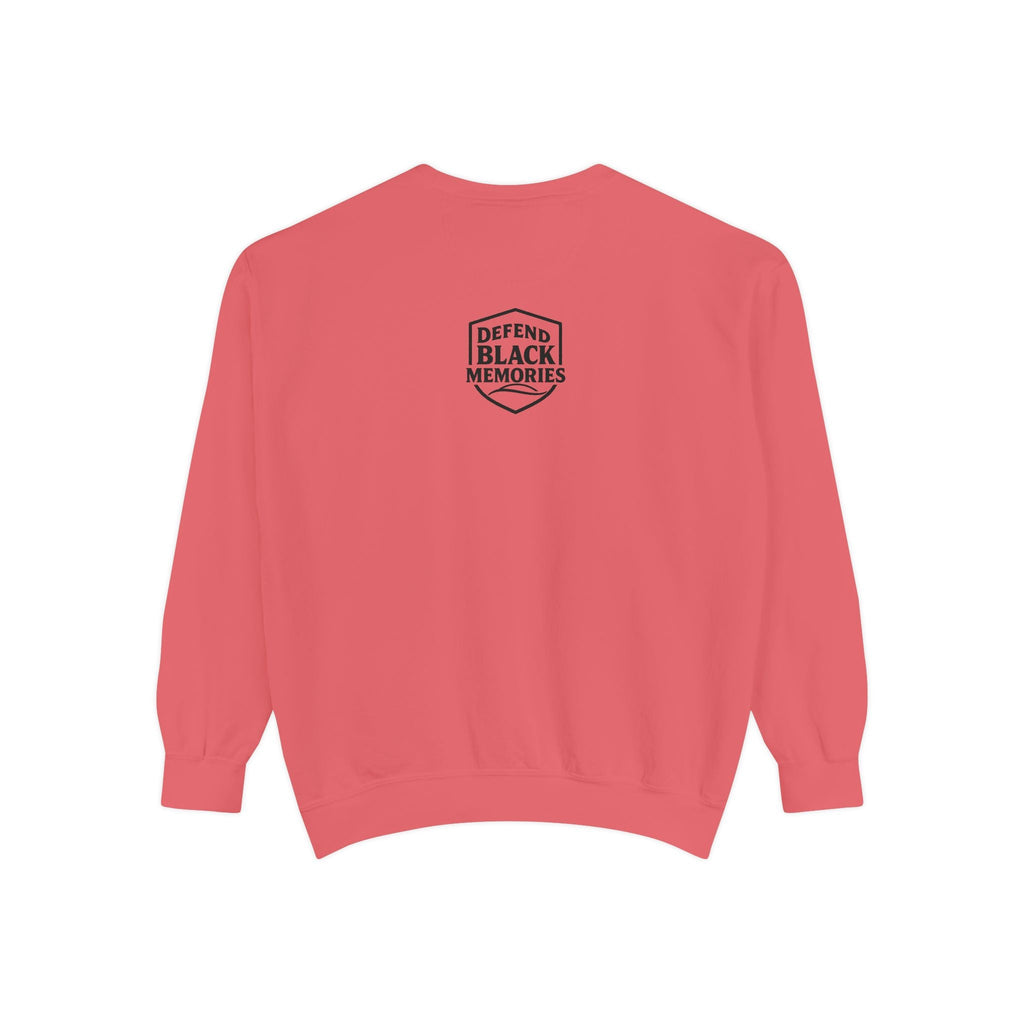 Defend Black Memories: Lewis Latimer Unisex Garment-Dyed Sweatshirt