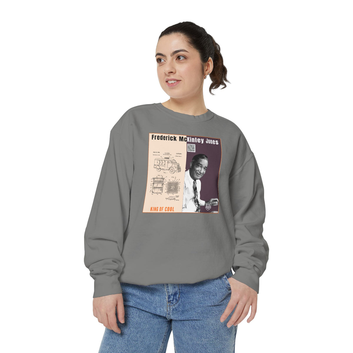 Frederick McKinley Jones, Unisex, Garment-Dyed Sweatshirt (City Champs)