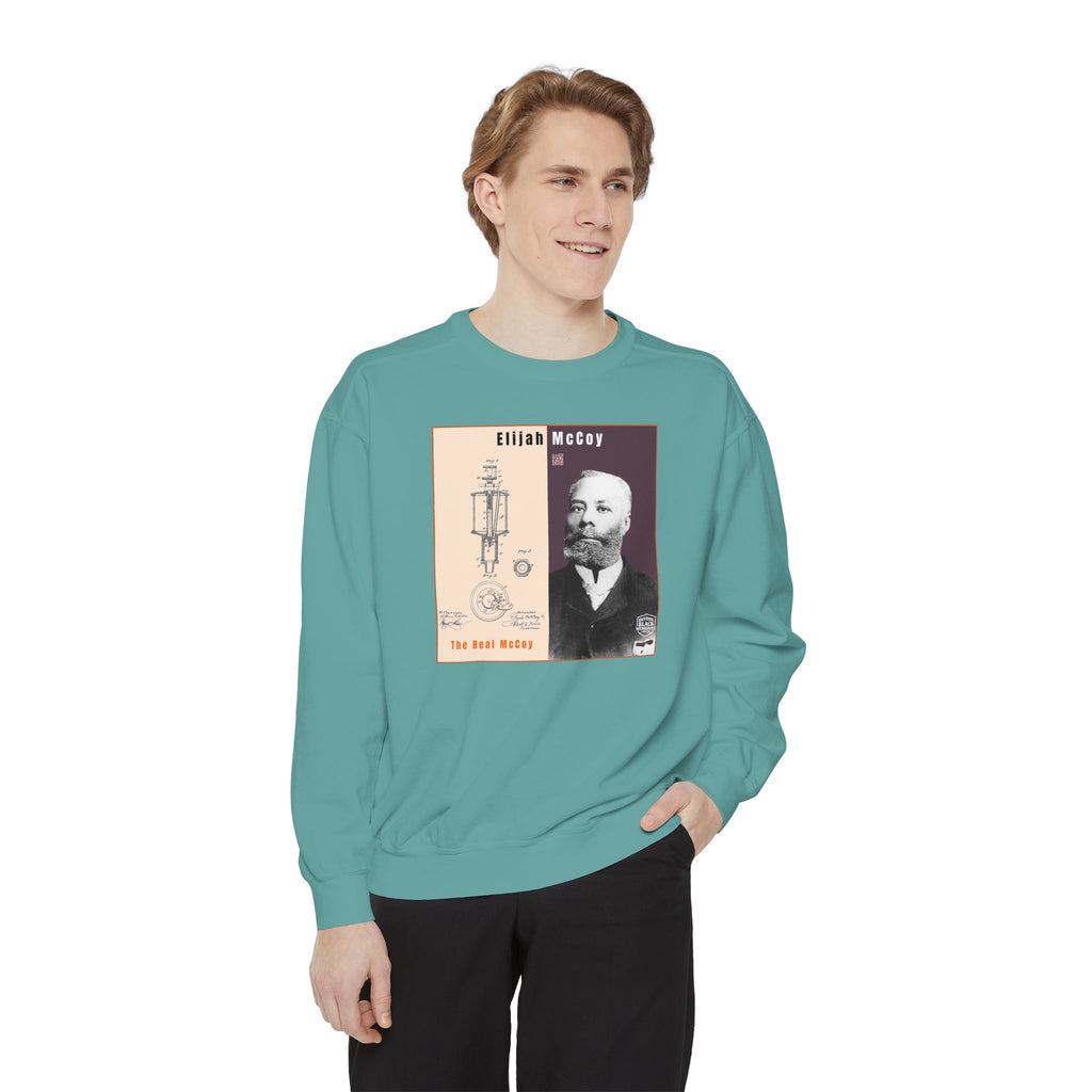 "The Real McCoy" Elijah McCoy Garment Dyed Tribute Sweatshirt (City Champs)