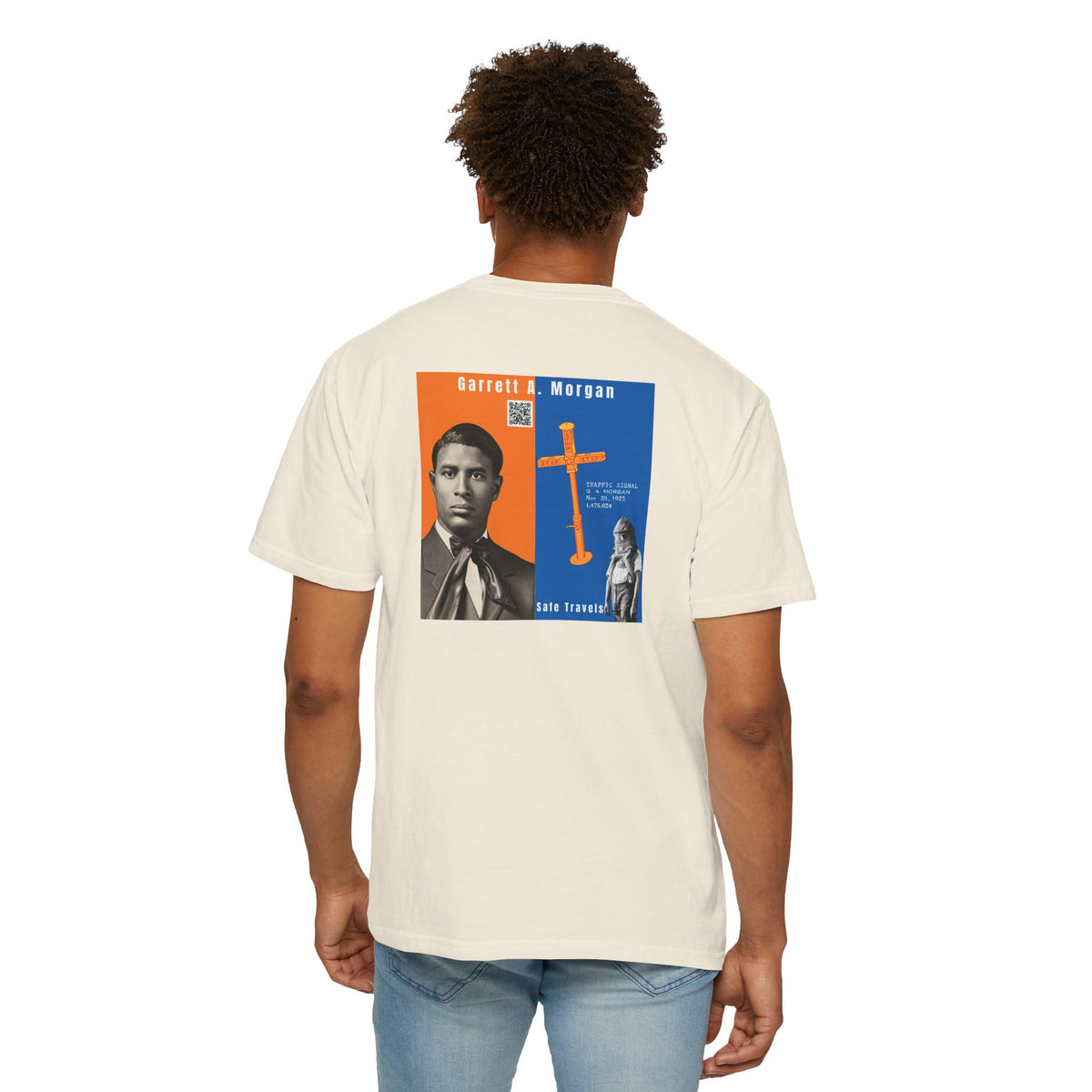 Garrett A. Morgan, 2 Side, Historical Portrait T-shirt (City Champs)