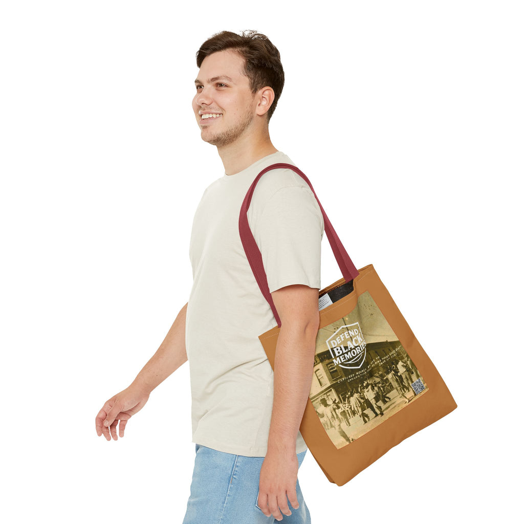 Tulsa Massacre Tote Bag (Light Brown)