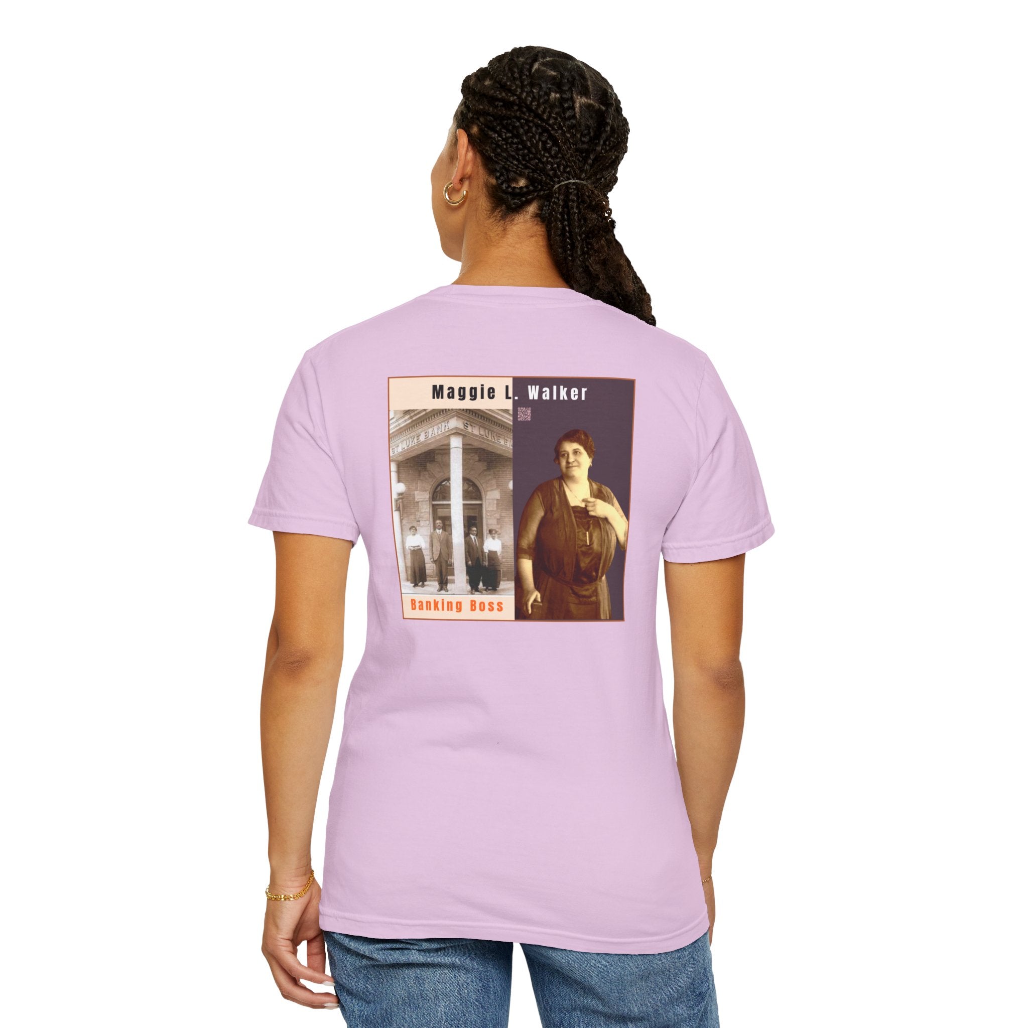 Maggie L. Walker, Unisex, 2 Side Historical Portrait T-shirt