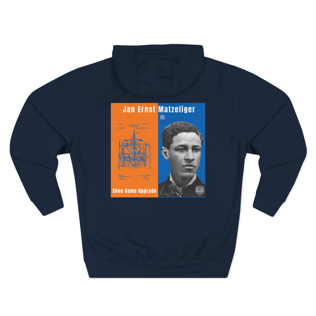 Jan E. Matzeliger Three-Panel Historic Portrait Hoodie (City Champs)