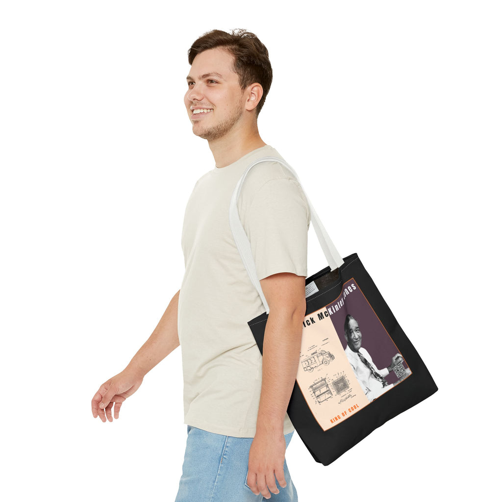 Frederick McKinley Jones, Historical Portrait Tote Bag (Black)