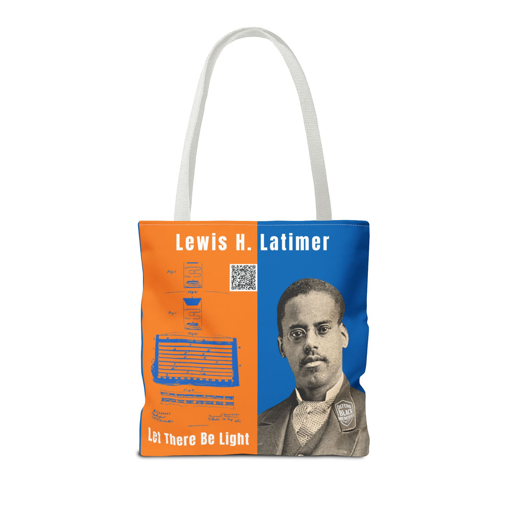 Lewis H. Latimer, Historical Portrait Tote Bag (Double Side City Champs Blue)