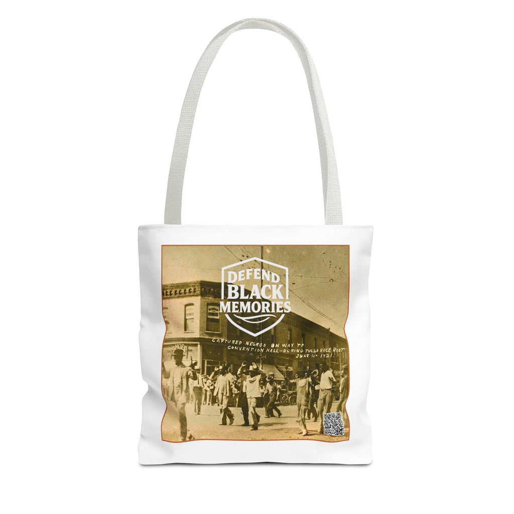 Defend Black Memories:Tulsa Massacre Historical Photo AOP Tote Bag