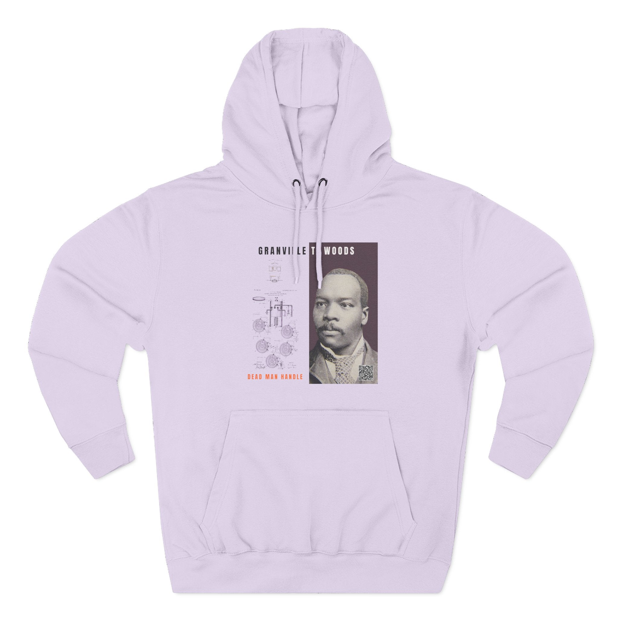 Granville T. Woods, Three-panel Historical Portrait Hoodie
