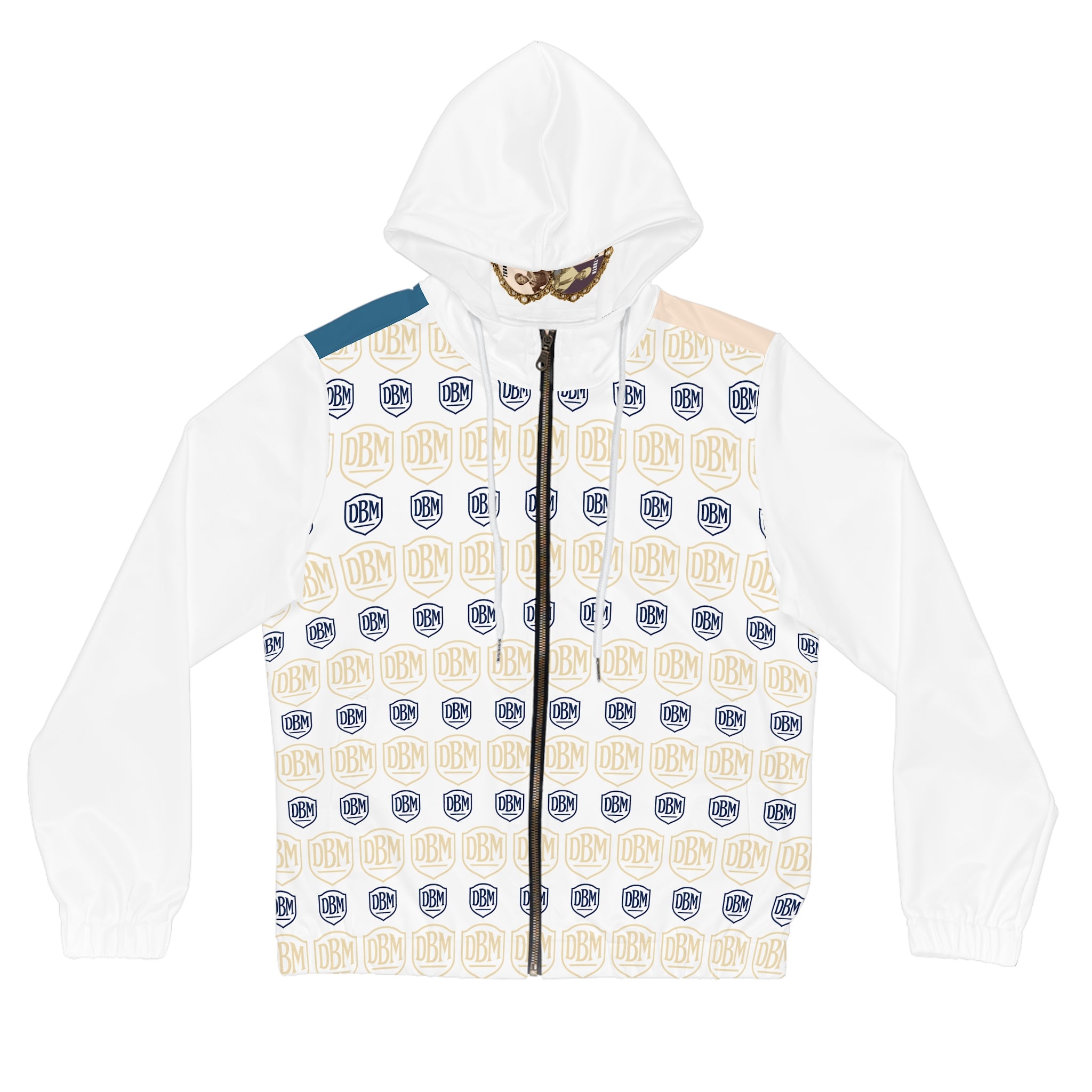 Tubman-Truth, Women's Full-Zip Hoodie w/AOP Back Graphic,