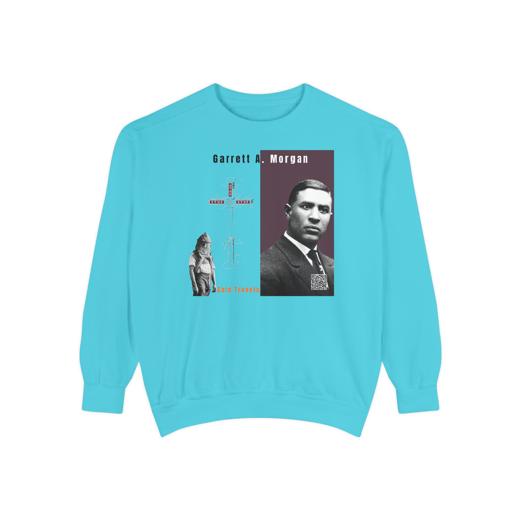 Defend Black Memories: Garrett A. Morgan Unisex Garment-Dyed Sweatshirt