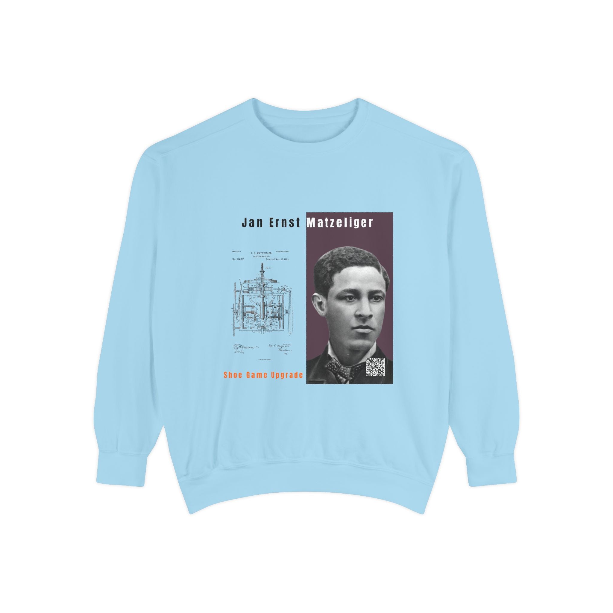 Defend Black Memories: Jan Matzeliger Heritage Crewneck Sweatshirt