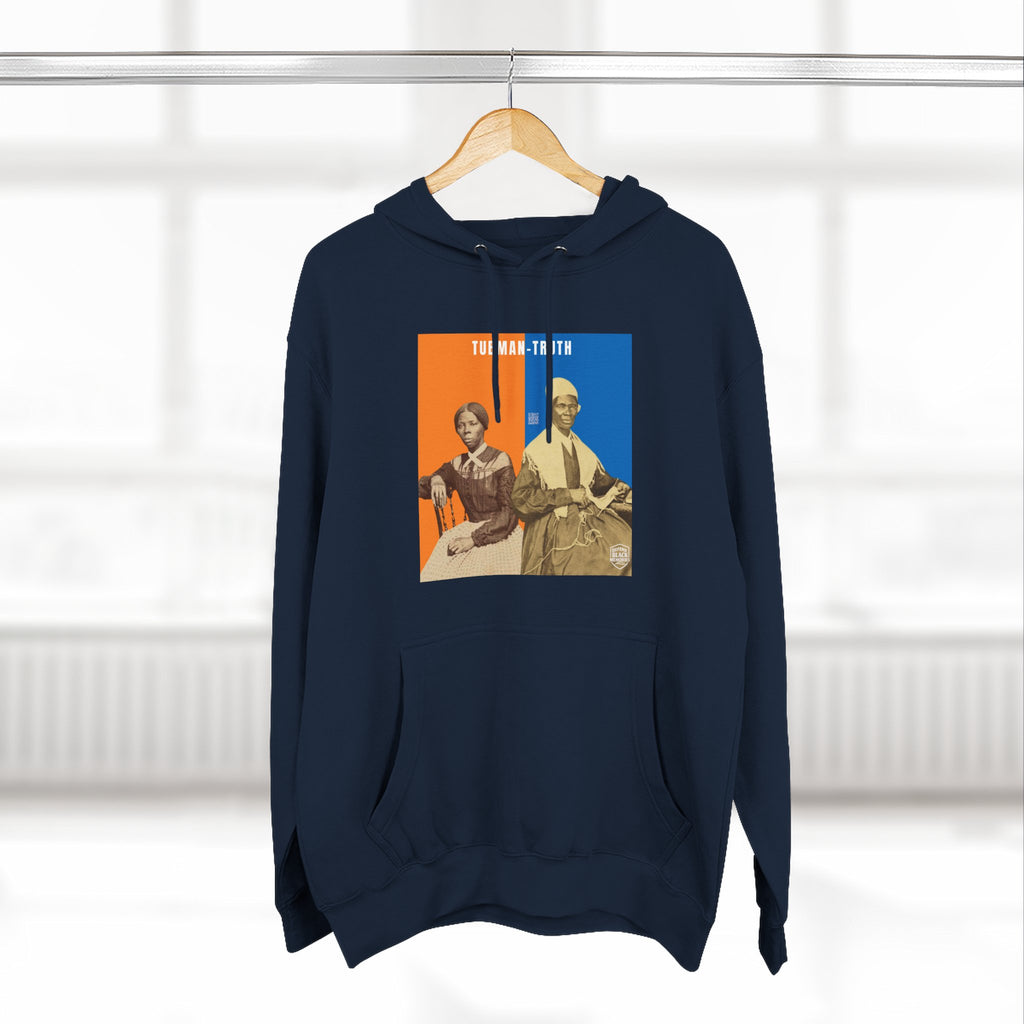 Tubman-Truth Three-panel, Historical Portrait Hoodie