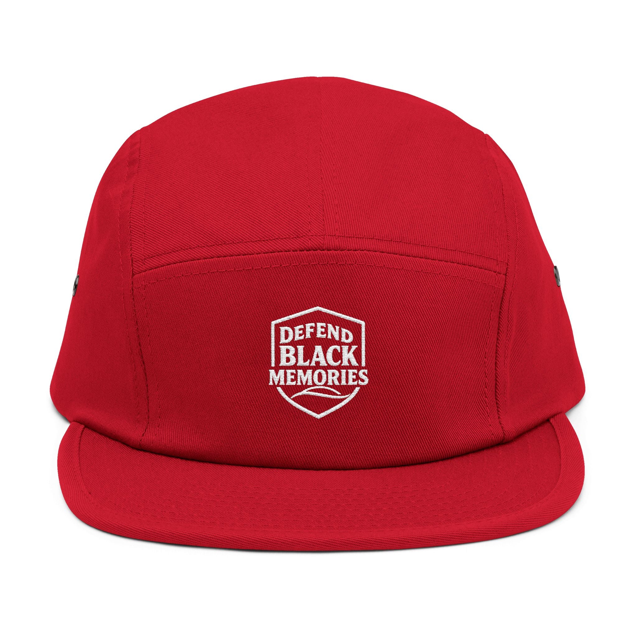 Embroidered Logo 5-Panel Cap