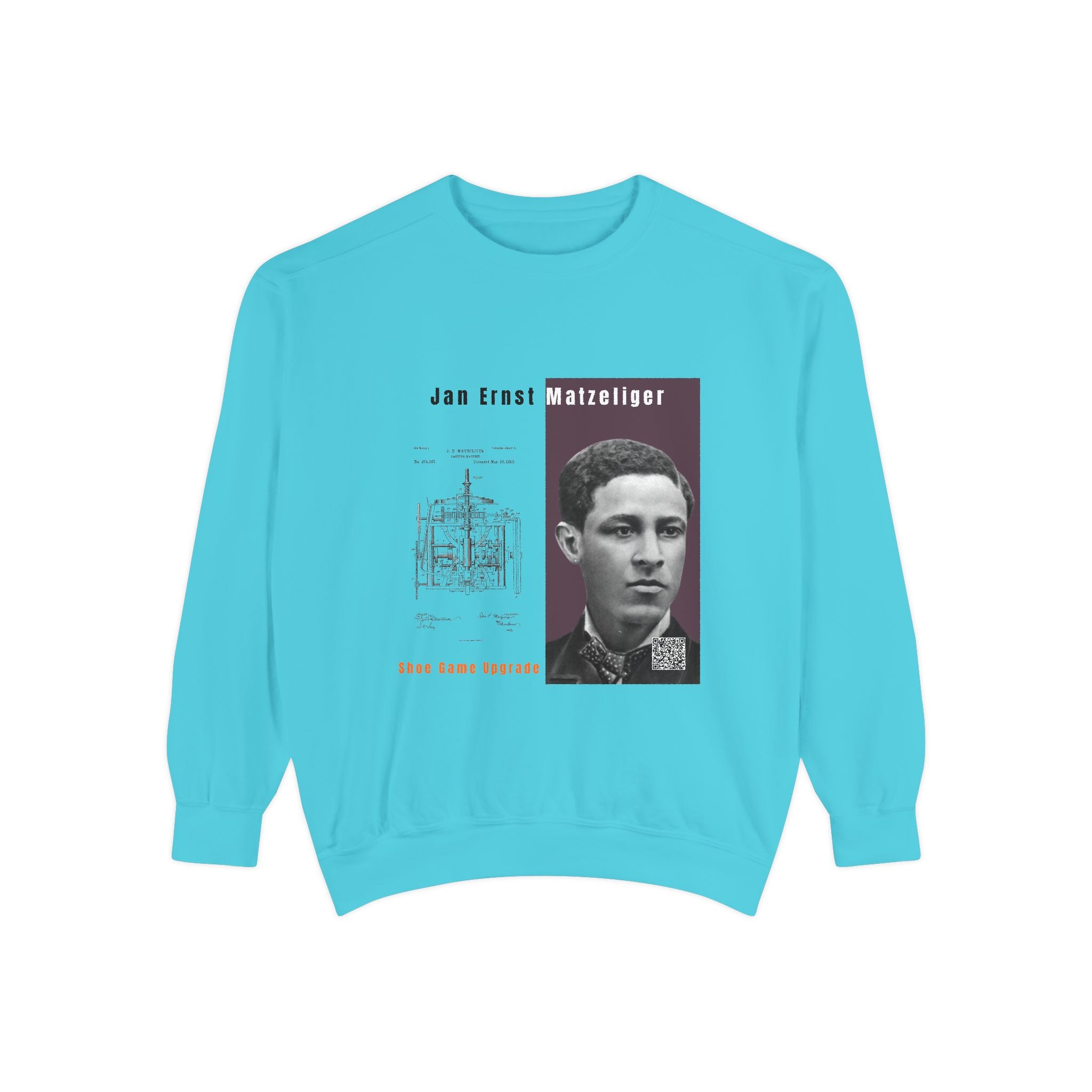 Defend Black Memories: Jan Matzeliger Heritage Crewneck Sweatshirt