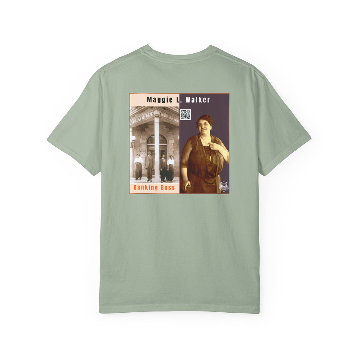 Maggie L. Walker, Unisex, 2 Side Historical Portrait T-shirt