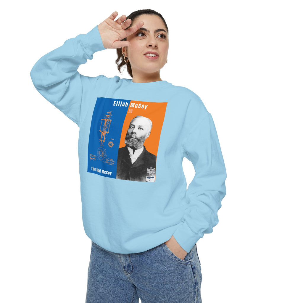 "The Real McCoy" Elijah McCoy Garment Dyed Tribute Sweatshirt (City Champs)