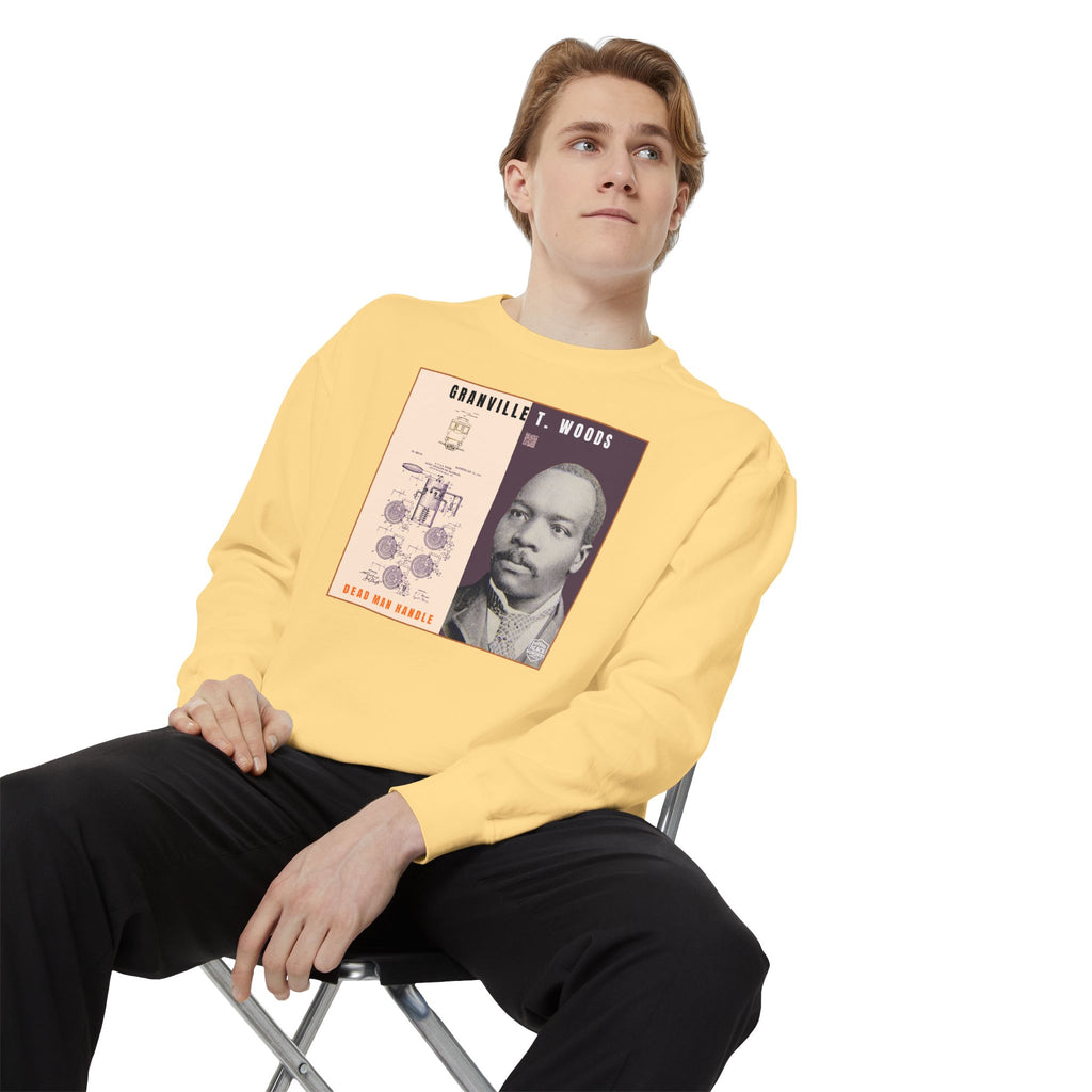 Granville T. Woods, Unisex, Historical Portrait Crewneck Sweatshirt (City Champs)