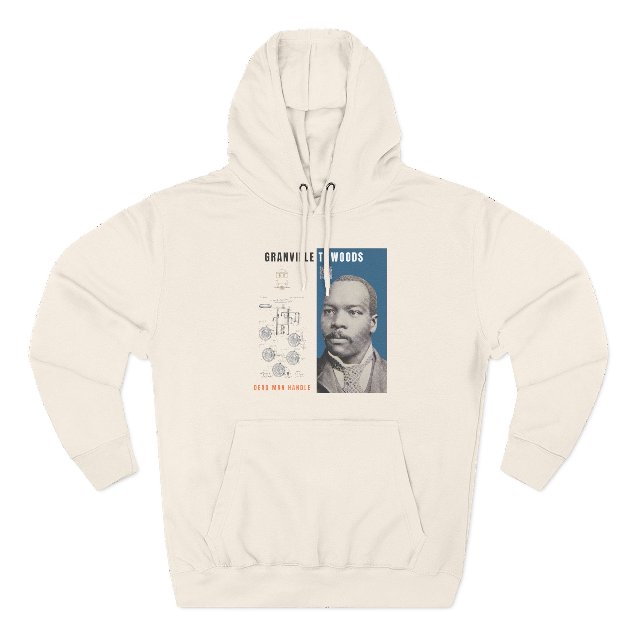 Granville T. Woods, Three-panel Historical Portrait Hoodie