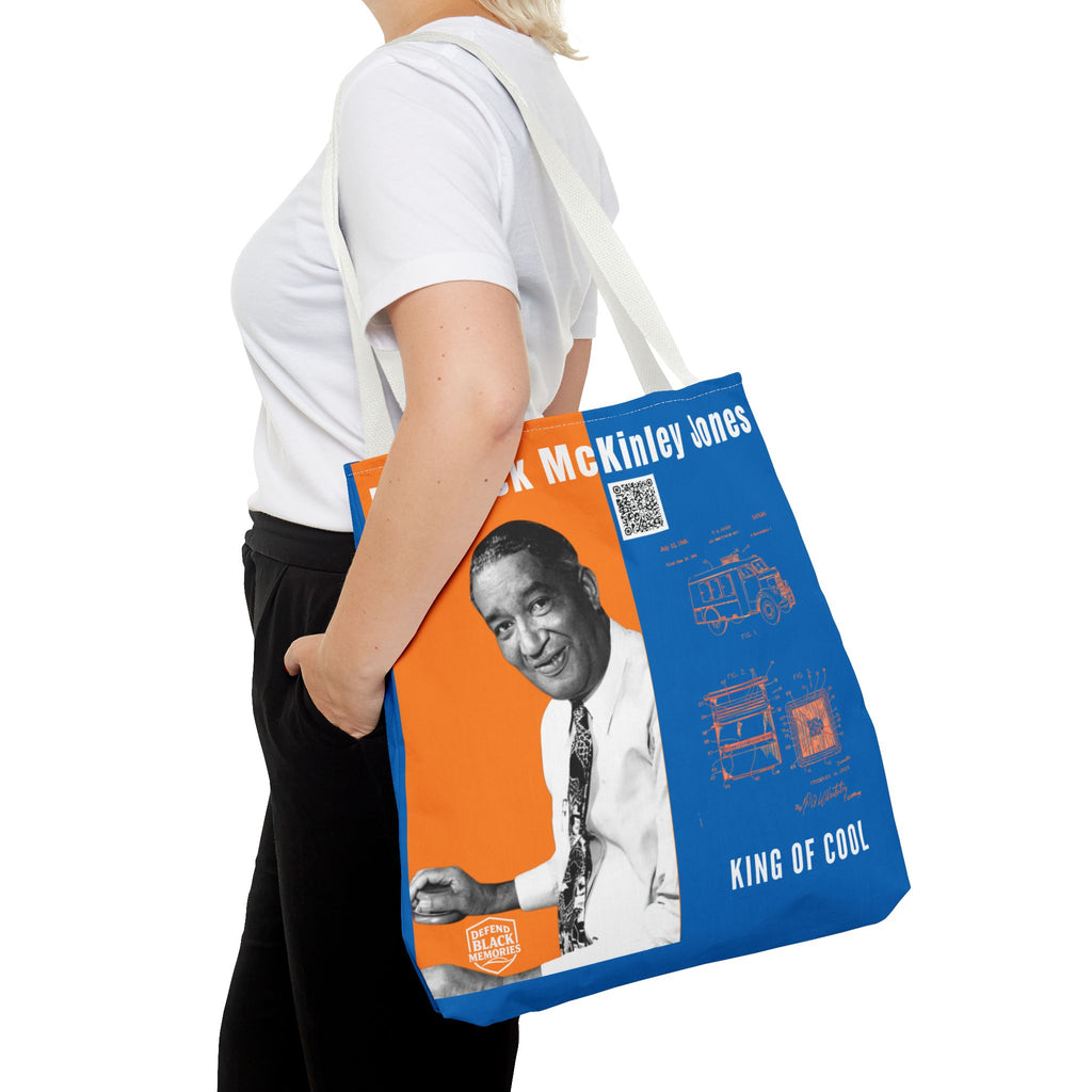 Frederick McKinley Jones, Historical Portrait Tote Bag (Double Side City Champs Blue)