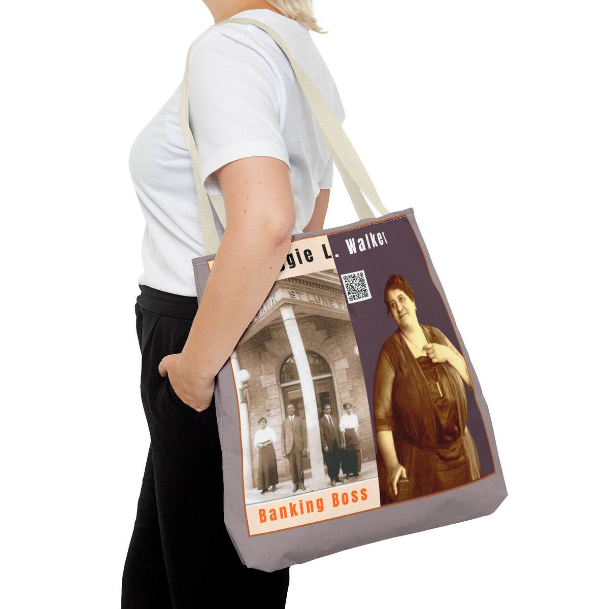 Maggie L. Walker Banking Boss Defend Black Memories Tote Bag