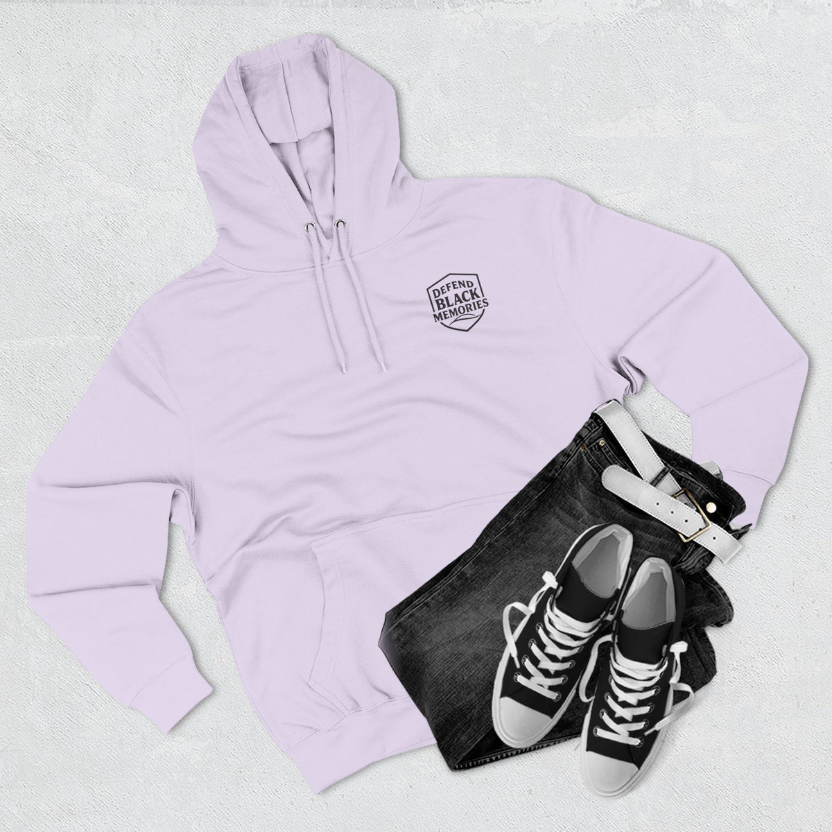 Granville T. Woods, 2 Side, Three-Panel Fleece Hoodie