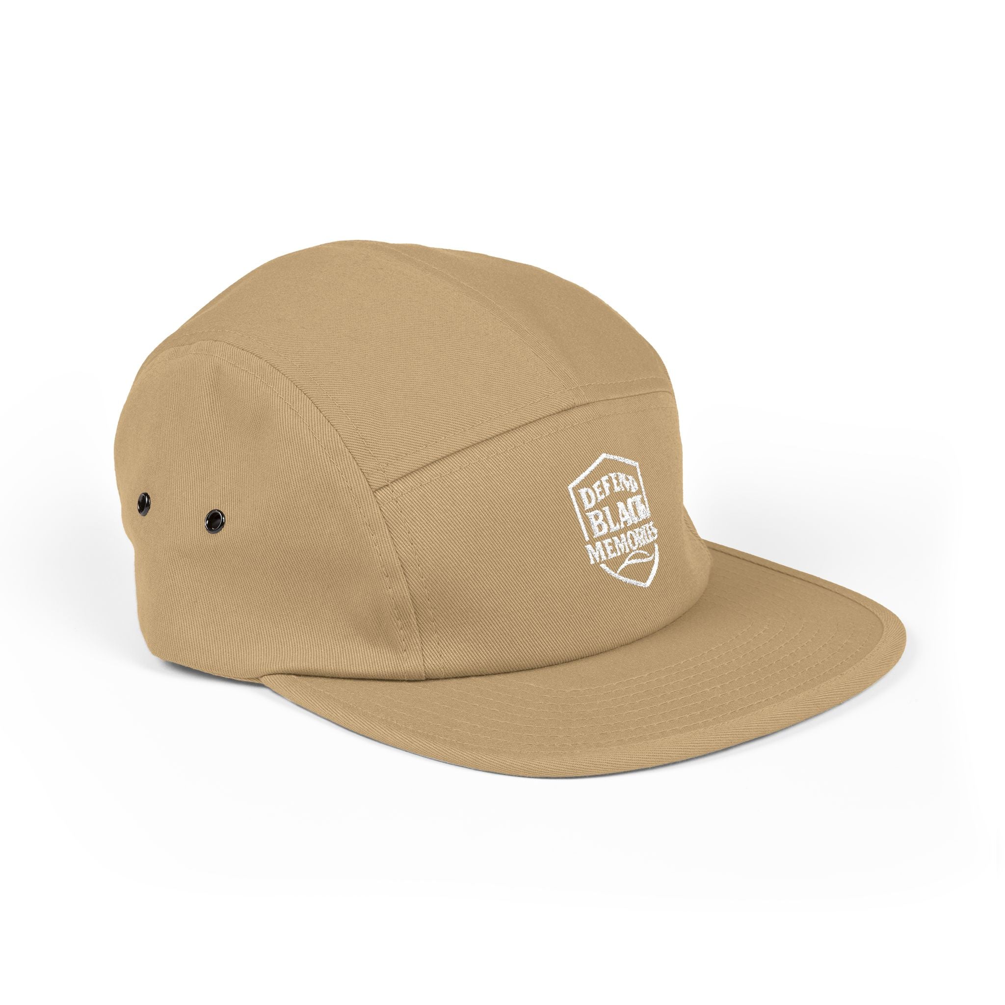 Embroidered Logo 5-Panel Cap
