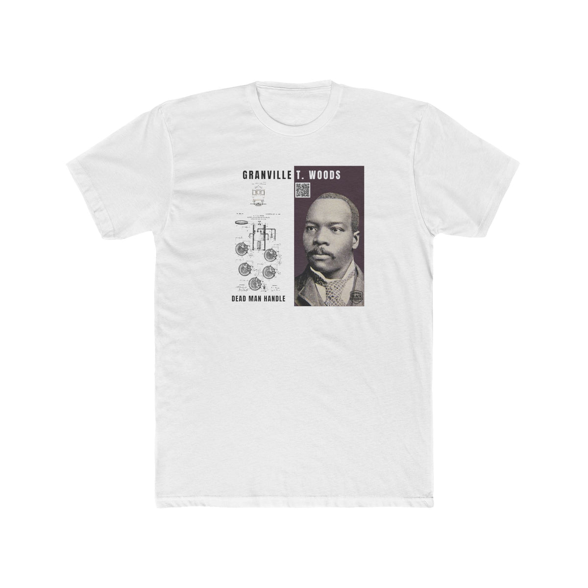 Granville T. Woods, Unisex, Historical Portrait T-Shirt (City Champs)