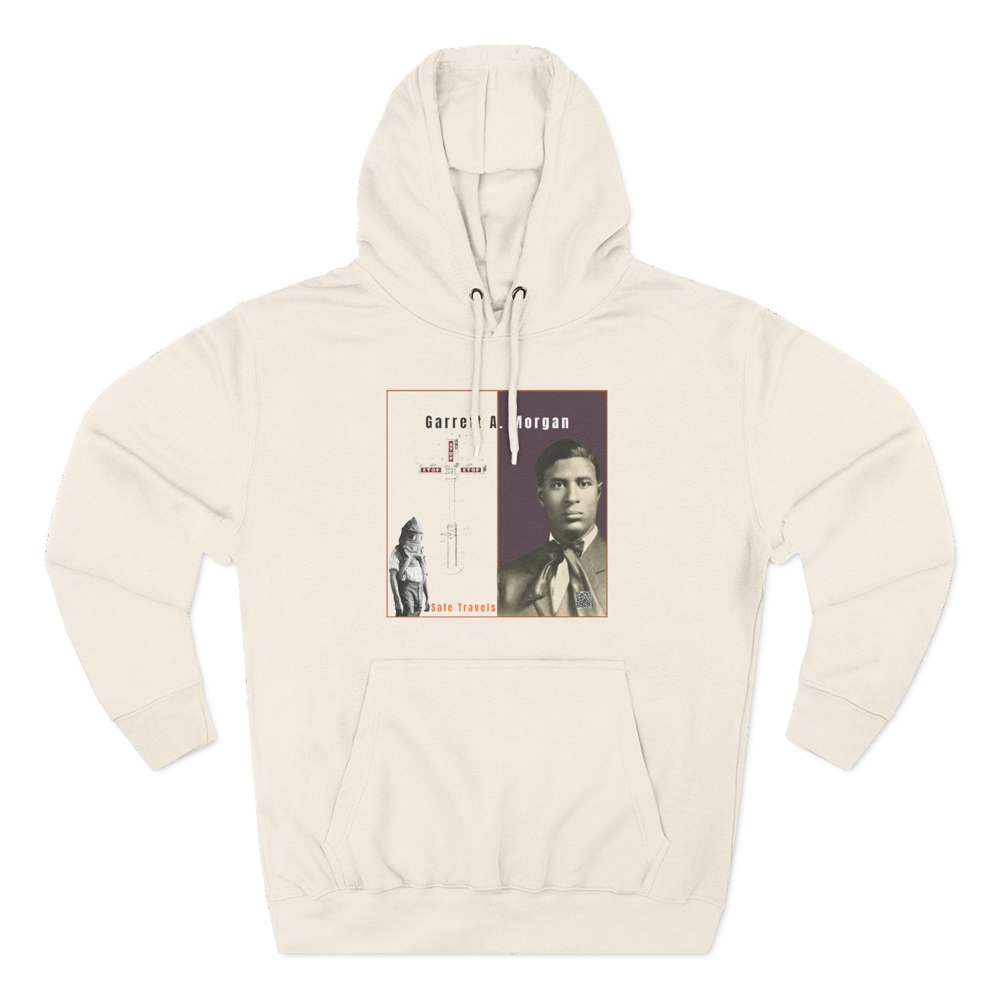 Garrett A. Morgan, Unisex, Three-Panel Historic Portrait Hoodie