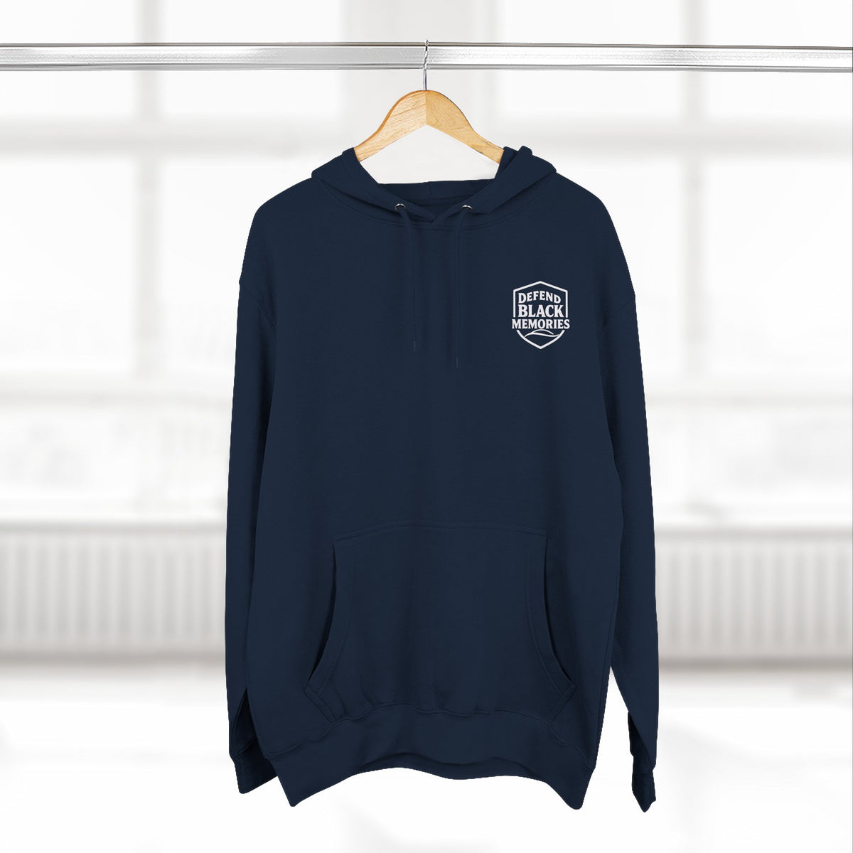 Granville T. Woods, 2 Side, Three-Panel Fleece Hoodie