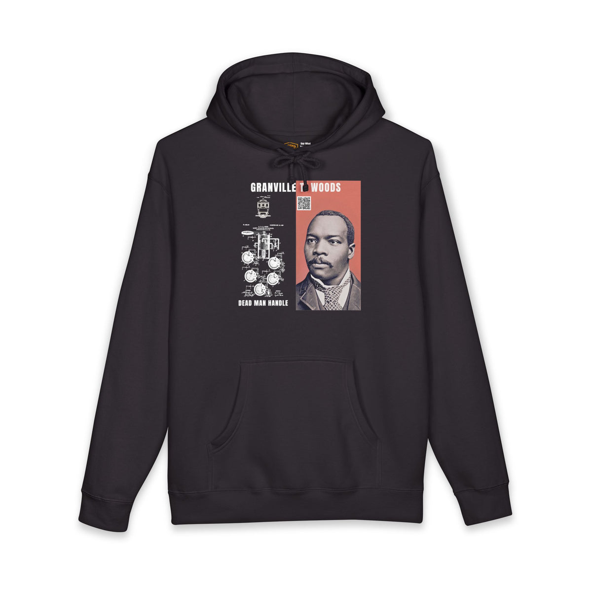 Granville T. Woods Portrait Hoodie -Historical Portrait Hoodie