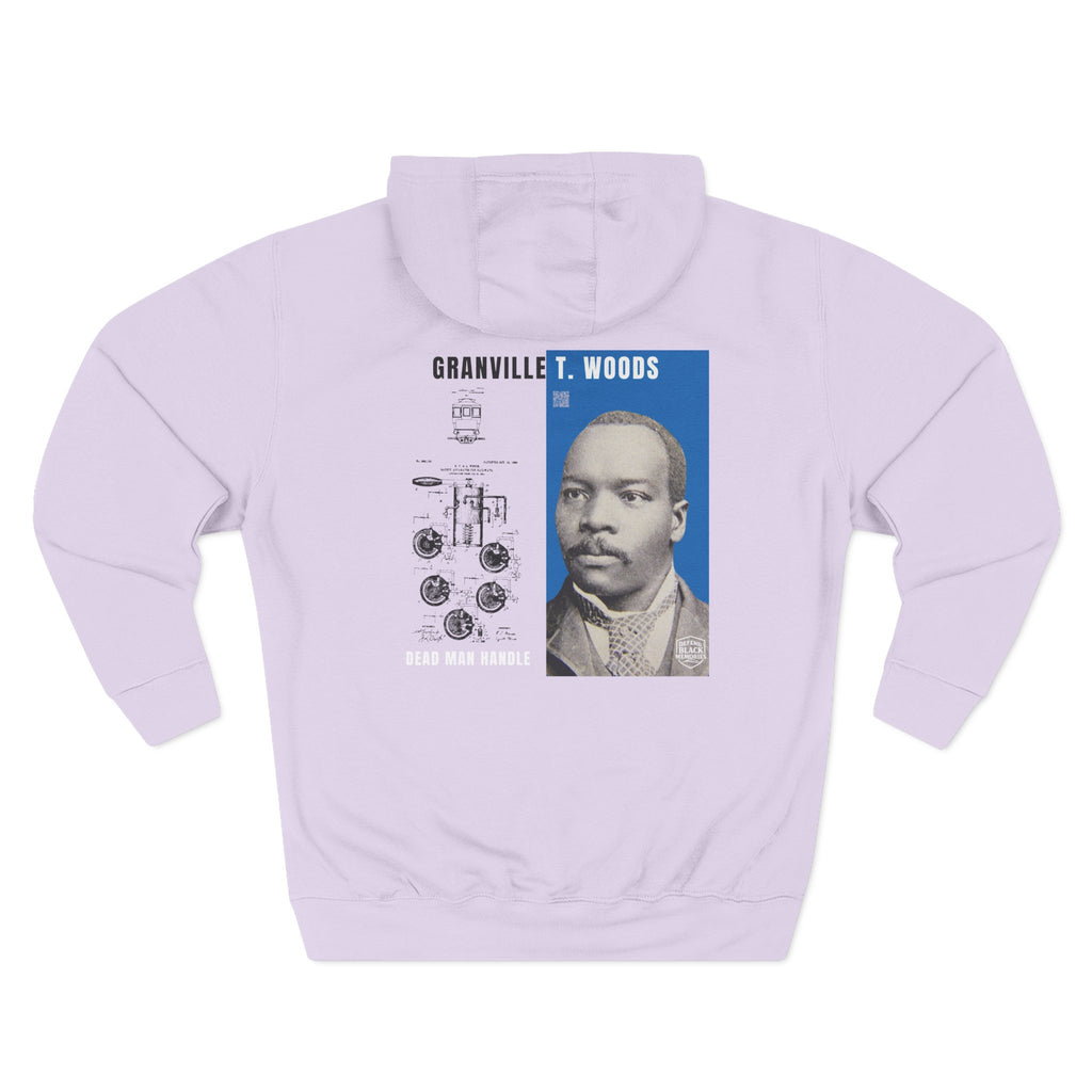 Granville T. Woods, 2 Side, Three-Panel Fleece Hoodie