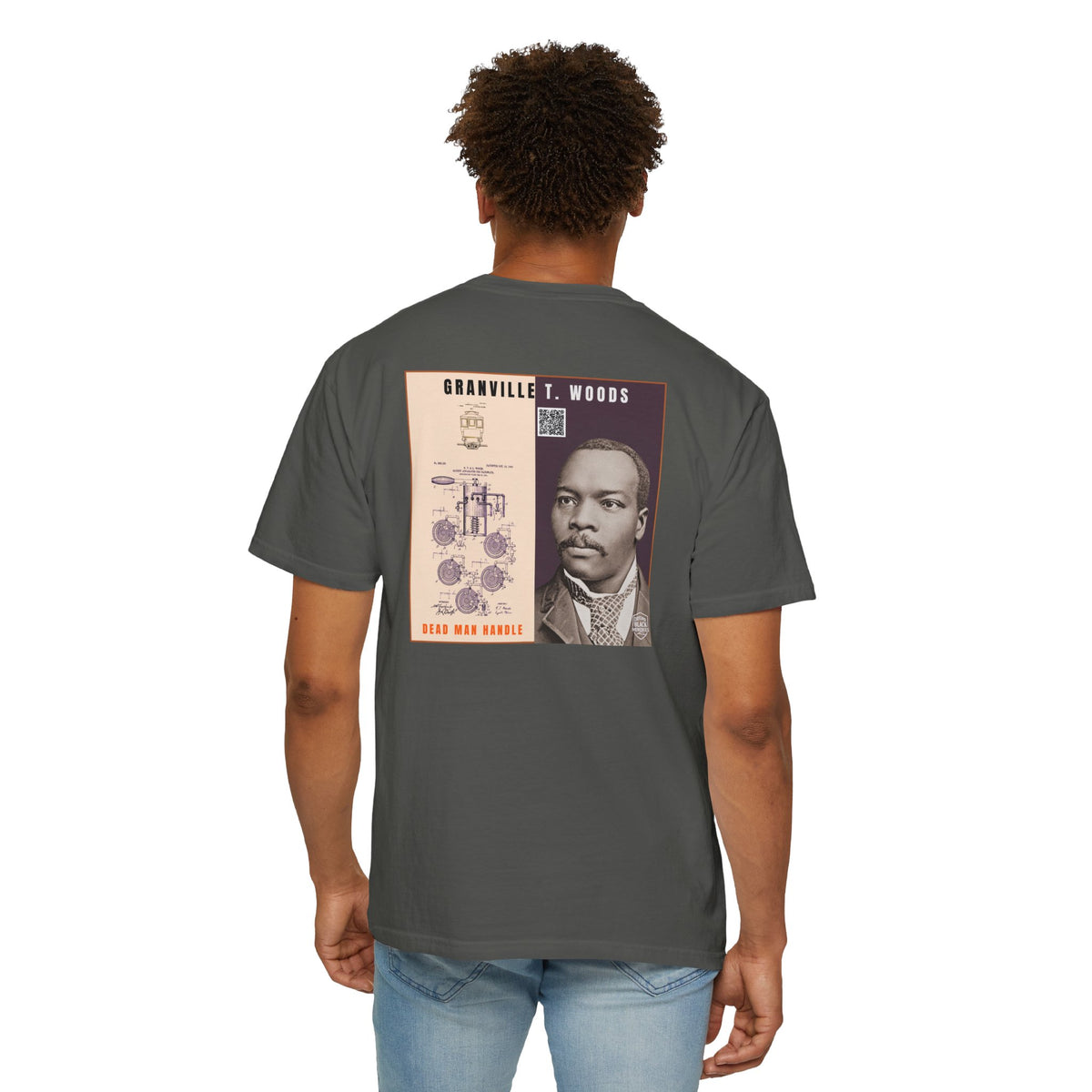 Granville T. Woods, 2 Side, Unisex, Historical Portrait T-shirt (City Champs)
