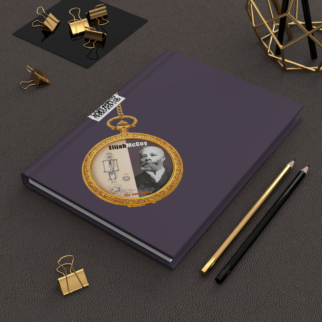 Elijah McCoy,  Hardcover Journal Matte (Grape)