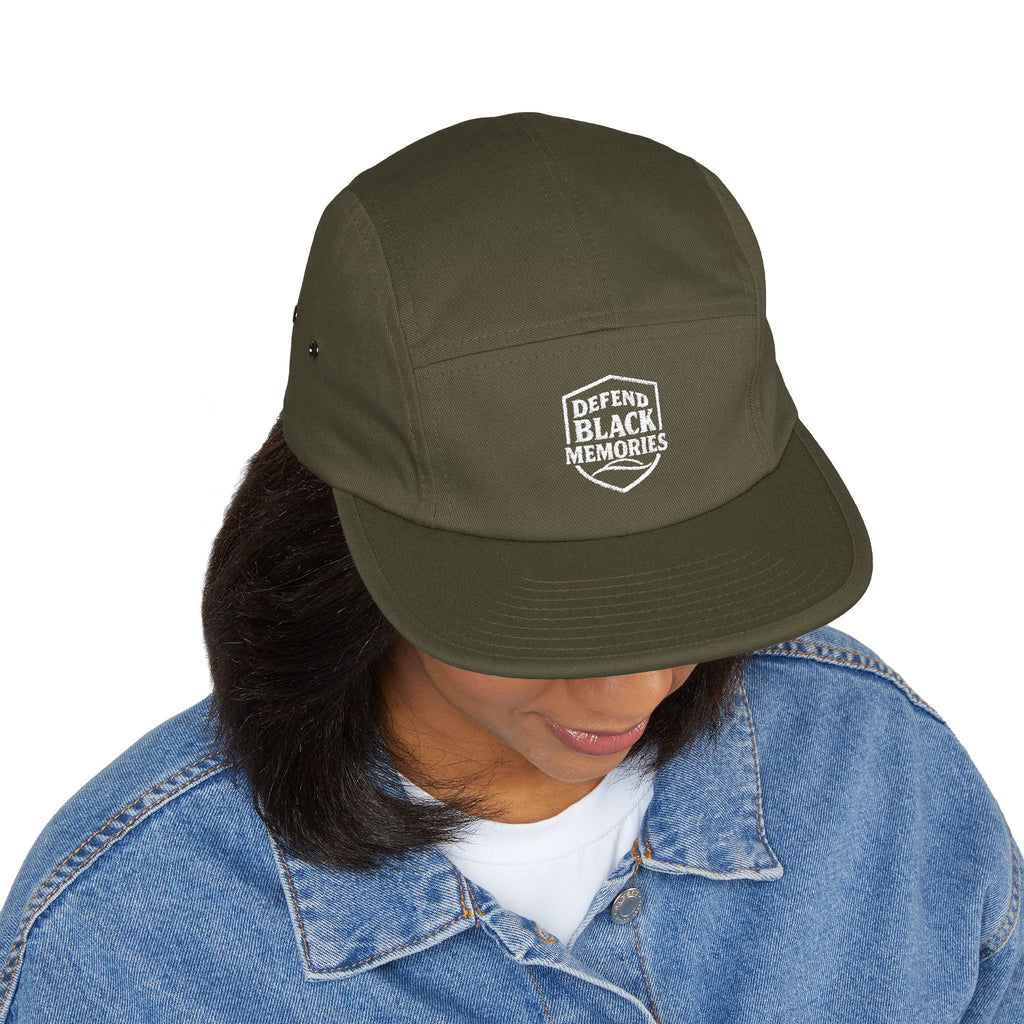 Embroidered Logo 5-Panel Cap
