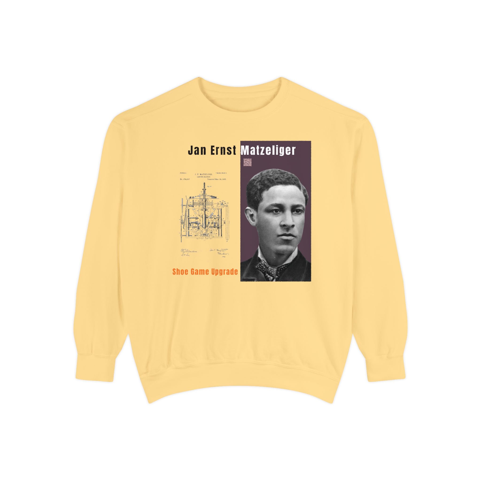 Defend Black Memories: Jan Matzeliger Heritage Crewneck Sweatshirt