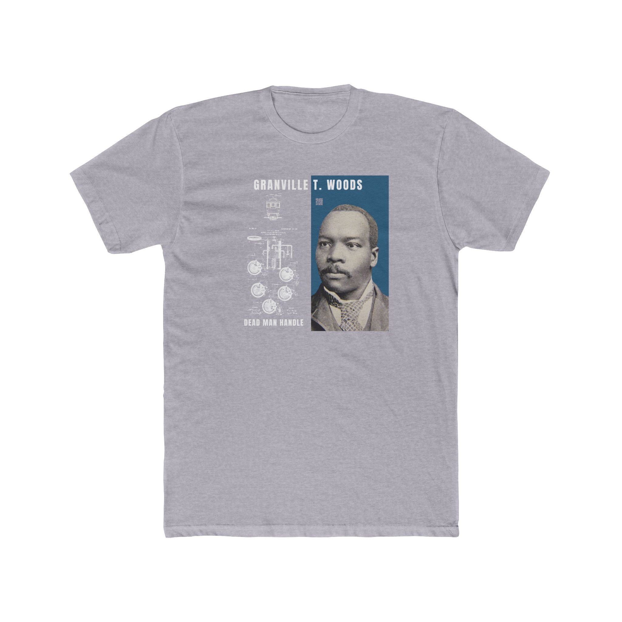 Granville T. Woods, Unisex, Historical Portrait T-Shirt (City Champs)