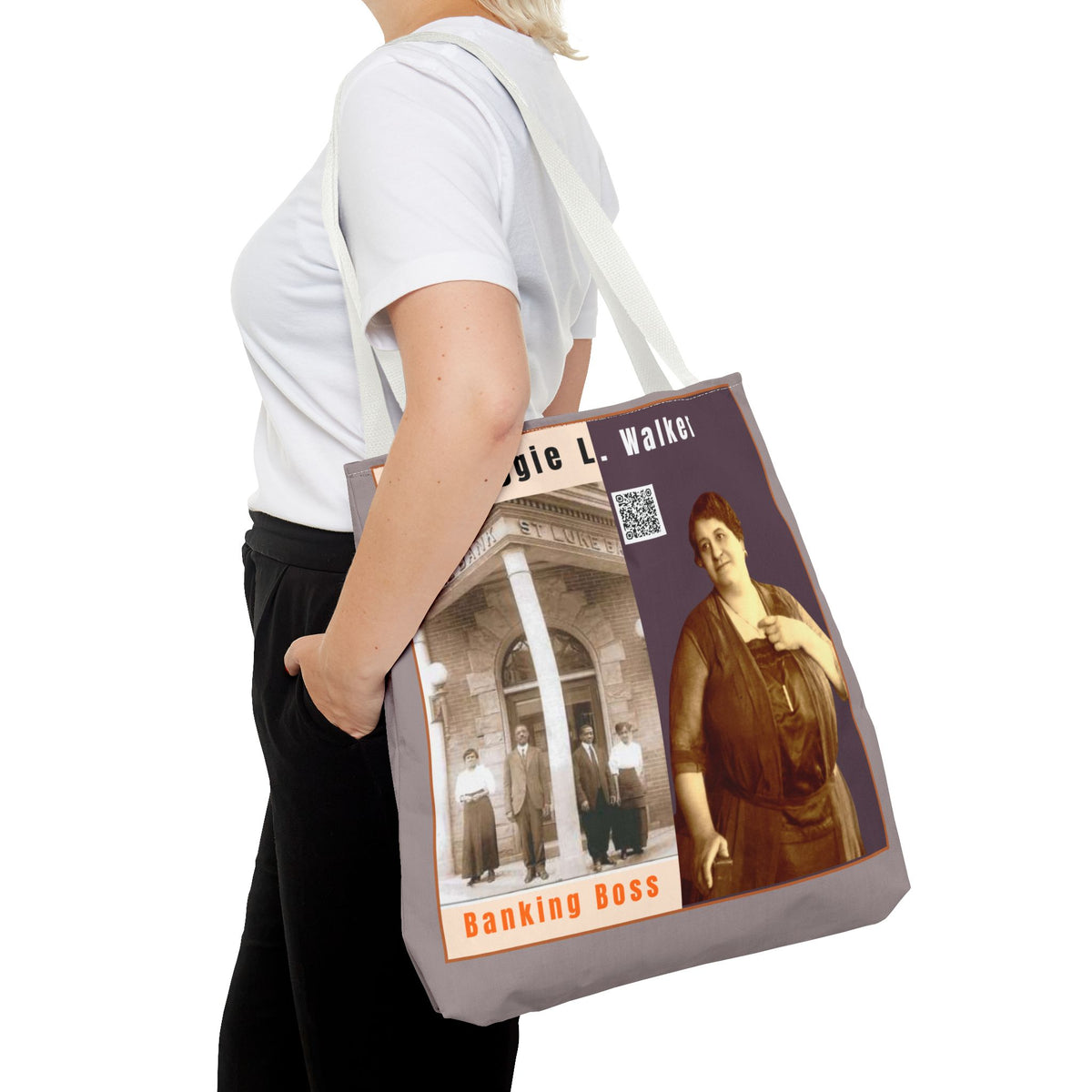 Maggie L. Walker Banking Boss Defend Black Memories Tote Bag