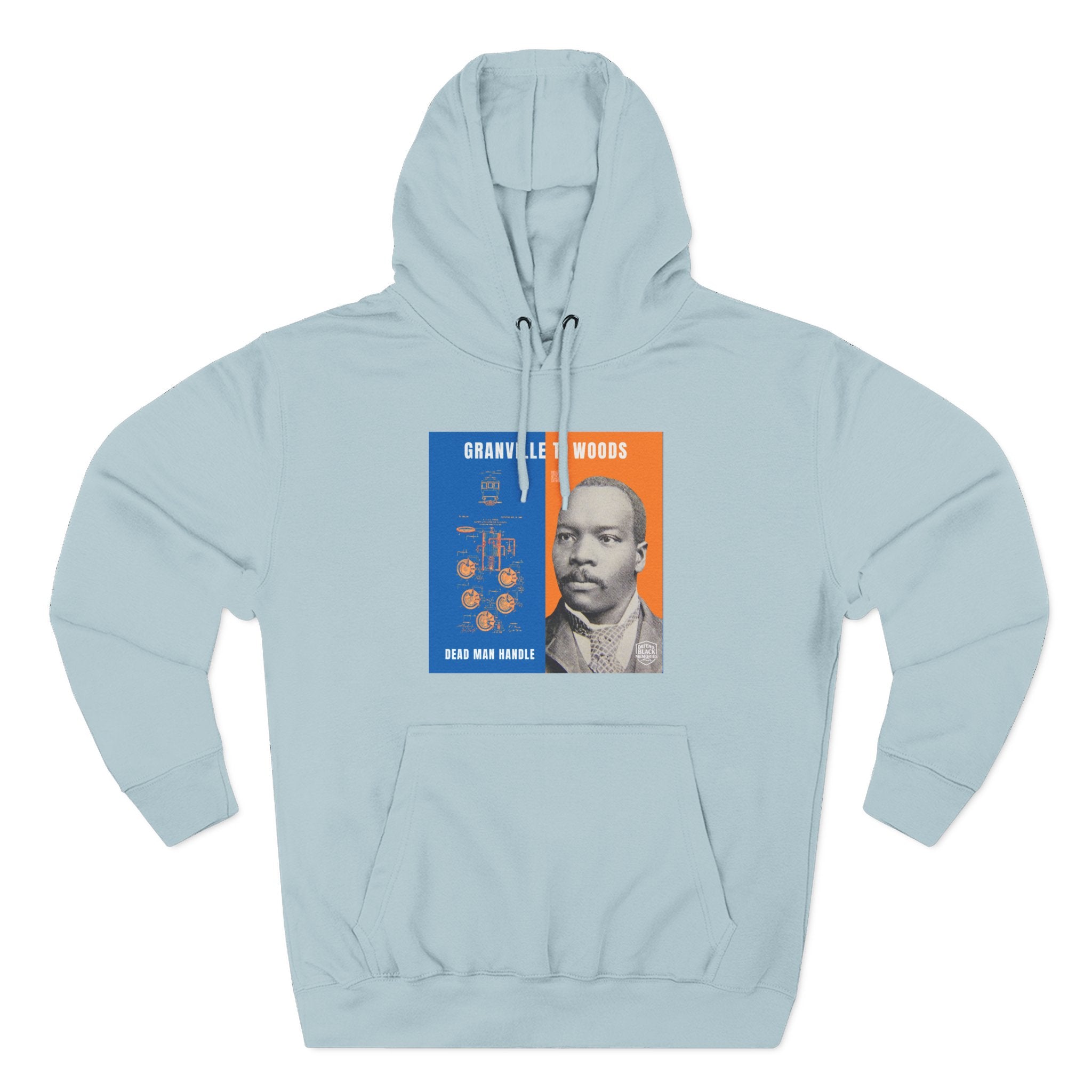 Granville T. Woods, Three-panel Historical Portrait Hoodie (City Champs)