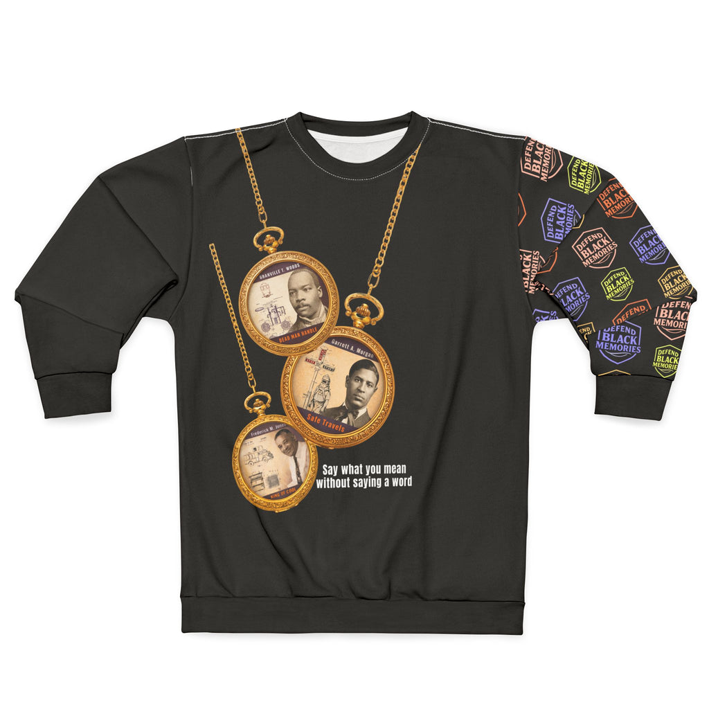 Woods, Morgan, Jones, Unisex, "Triple Time", Sweatshirt (Black)