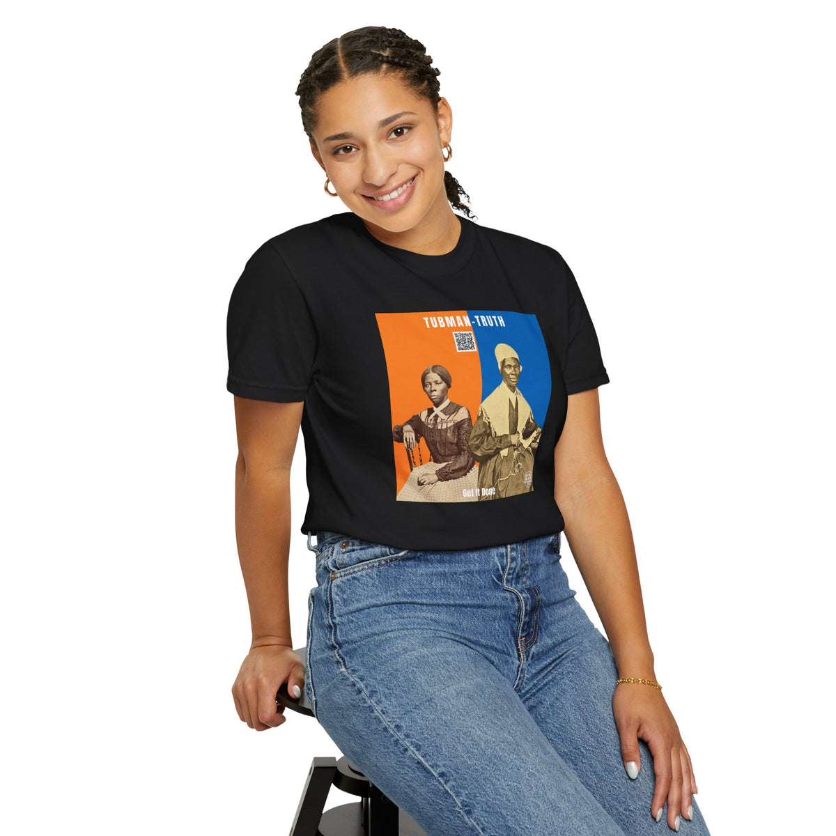 Tubman-Truth Historical Portrait Graphic Tee (City Champs)