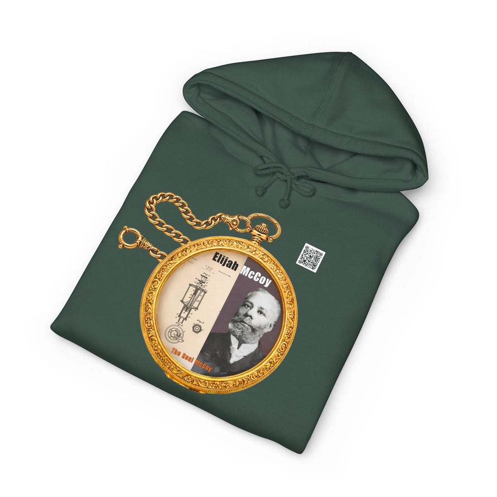 Elijah McCoy Historical Portrait Pocket Watch Hoodie