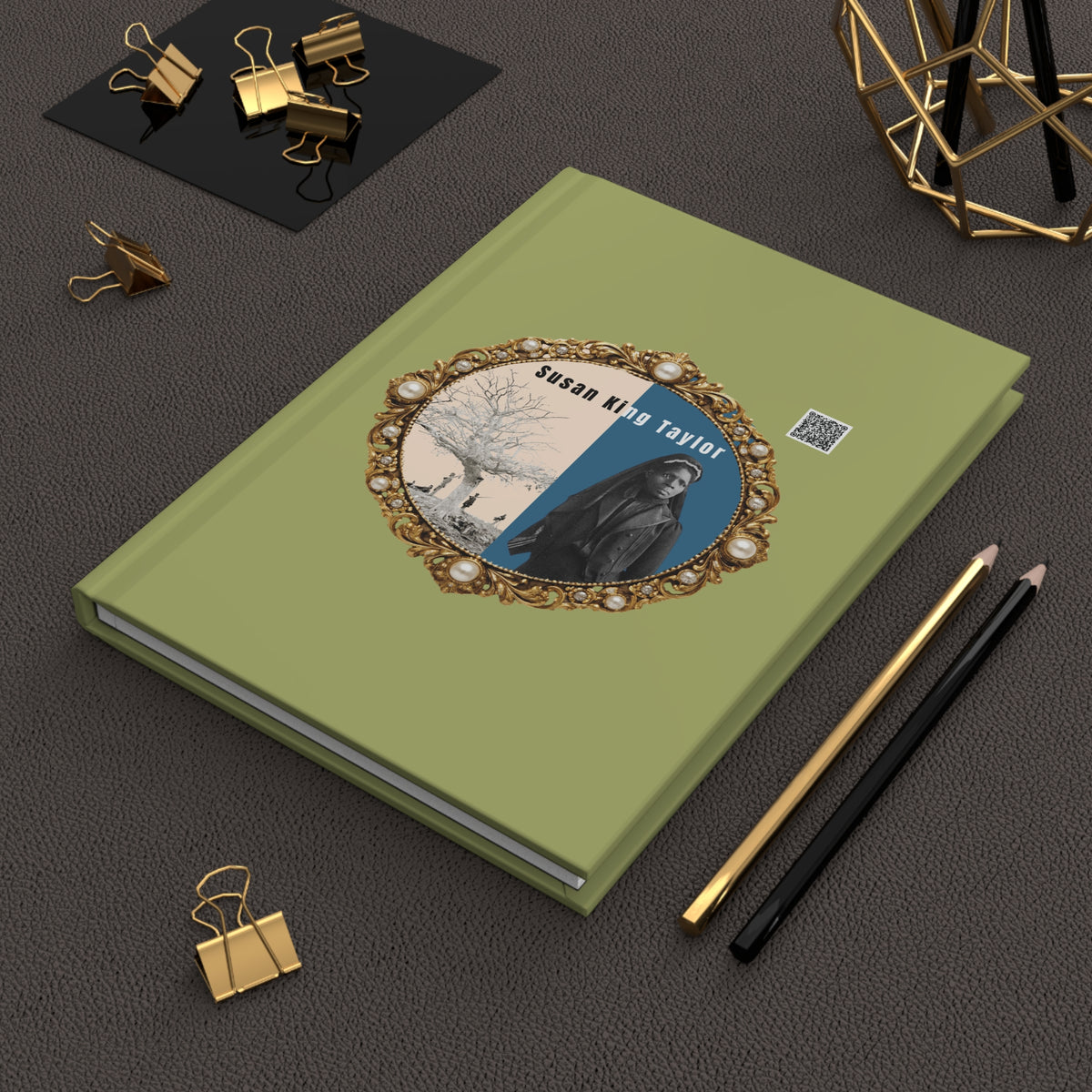 Susan King Taylor, Historical Portrait Hardcover Lined Journal (Matte)