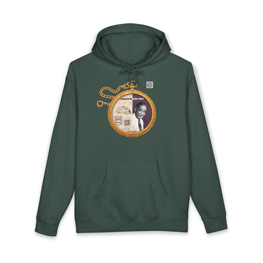 Frederick McKinley Jones Historical Portrait Pocket Watch Hoodie
