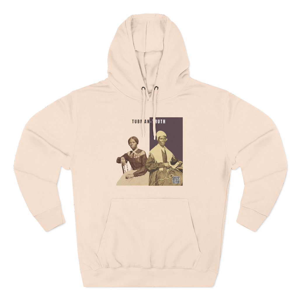 Tubman-Truth Three-panel, Historical Portrait Hoodie