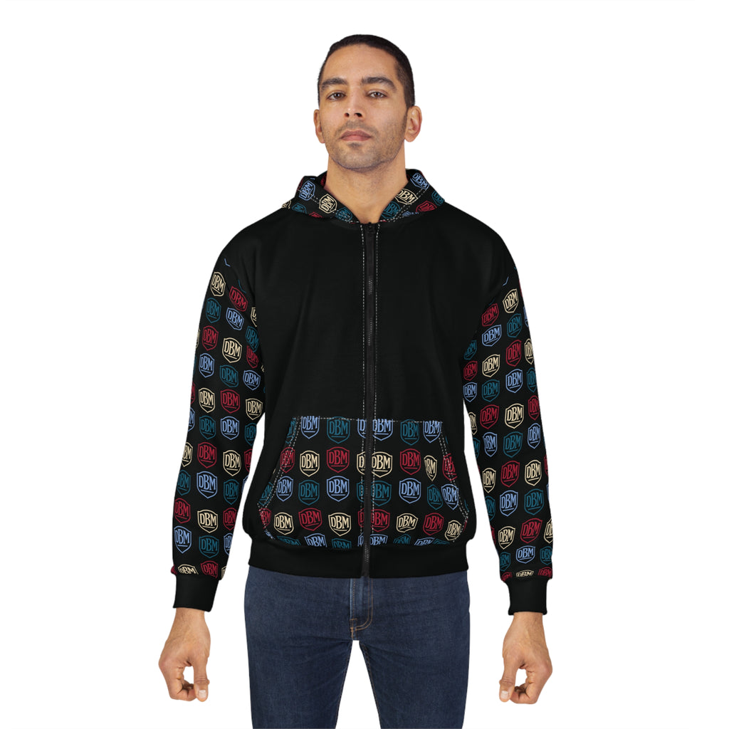 Granville T. Woods, Zip Hoodie (Black)