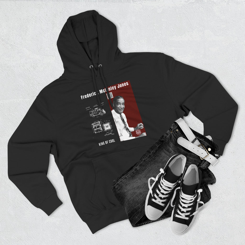 Frederick McKinley Jones, Unisex, Three-panel Historical Portrait Hoodie (City Champs)