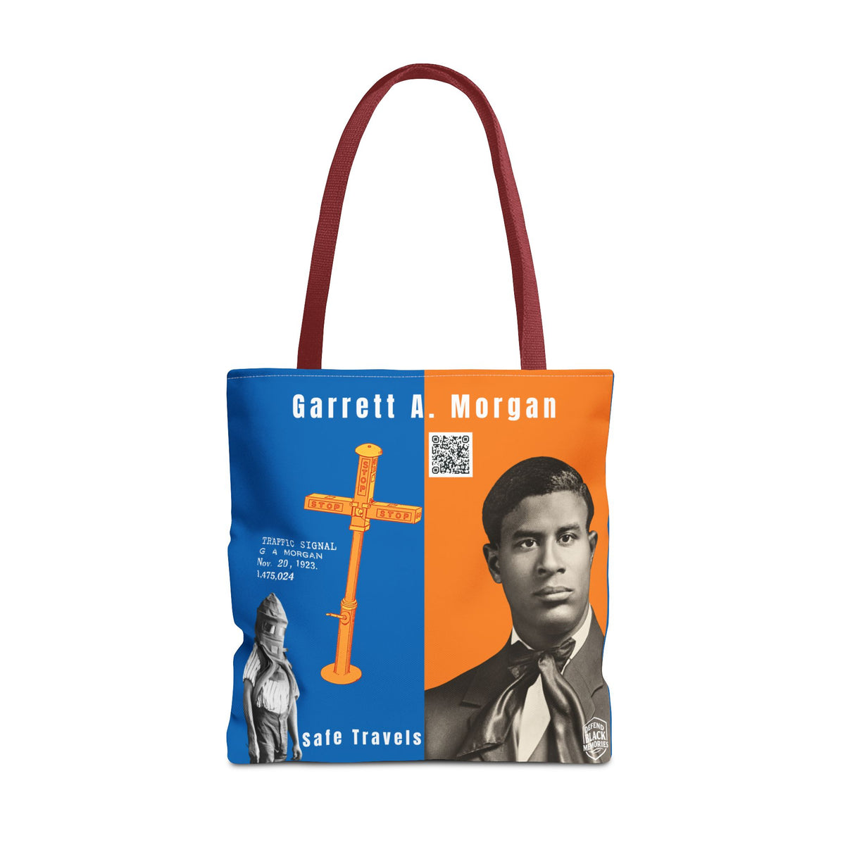 Garrett A. Morgan Tribute Tote Bag (Double Side City Champs Blue)